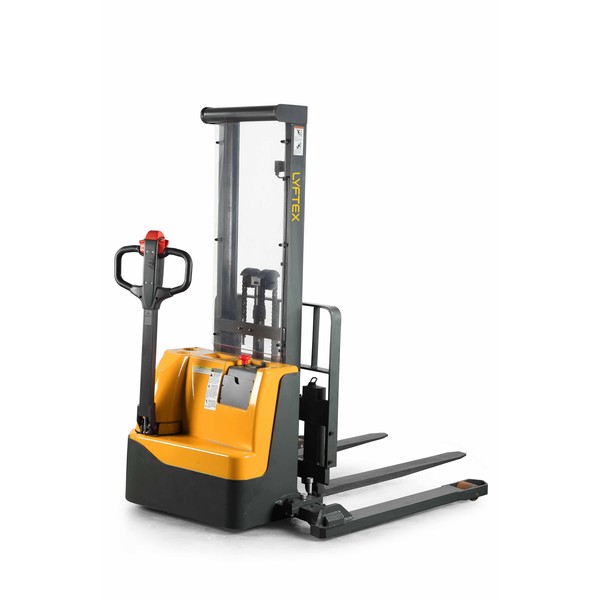 Lyftex ELECTRIC STRADDLE-LEG STACKER, MAX LIFT HEIGHT: 63", CAP: 2200 LBS LXECL22-63